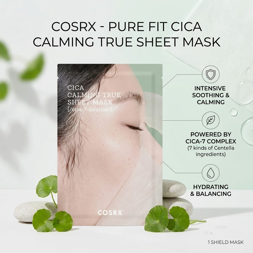 COSRX - Pure Fit Cica Calming True Sheet Mask
