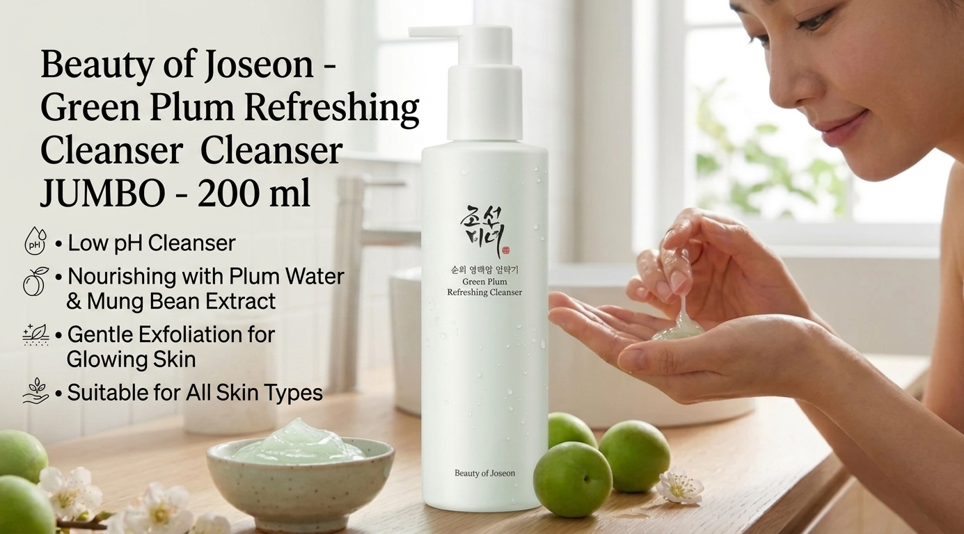 Beauty of Joseon - Green Plum Refreshing Cleanser Jumbo  200 ml
