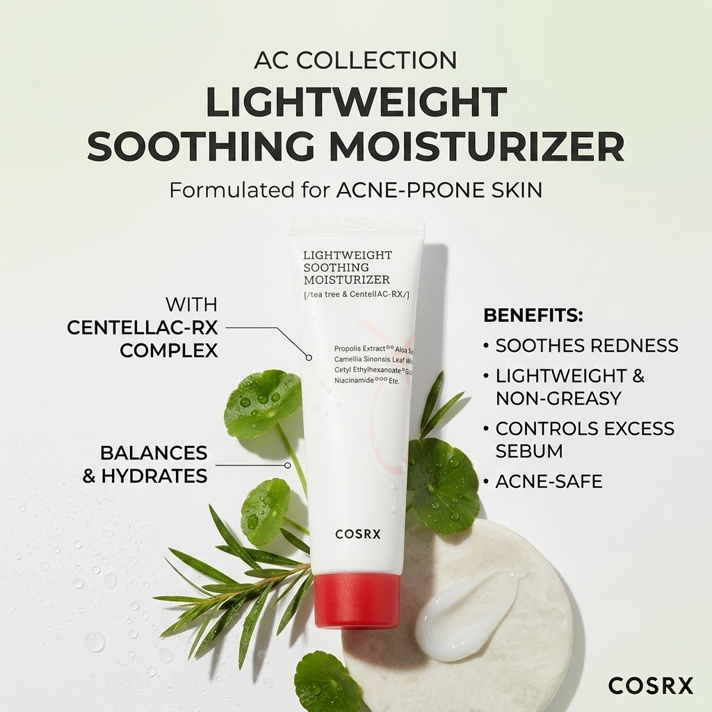 COSRX - AC Collection Lightweight Soothing Moisturizer
